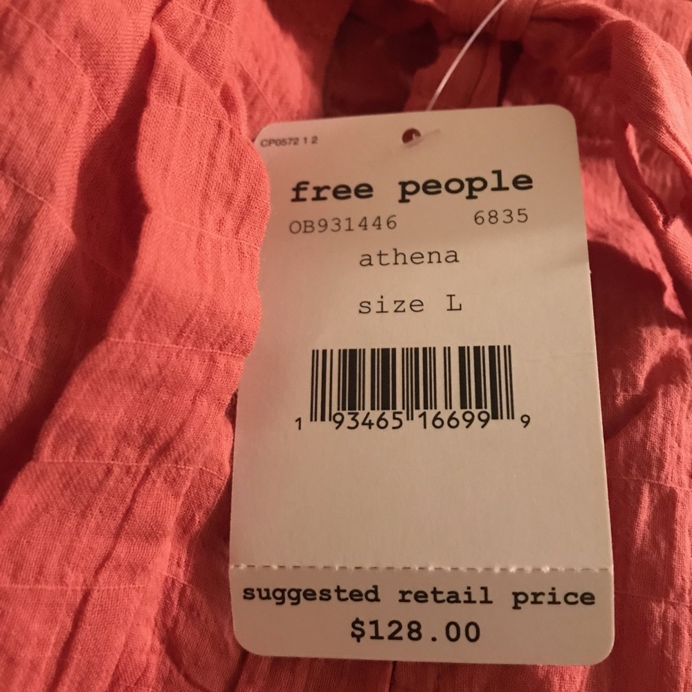 New Free PMaria Embroidered Blouse Terracotta - Picture 6 of 6